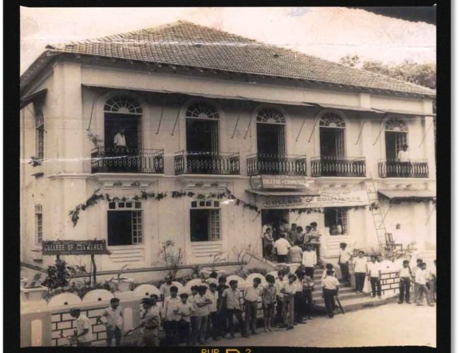 1.	First Institution in the name of College of Commerce started in the rented premises at Borda
